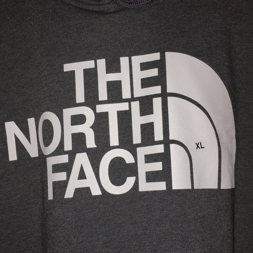 💋🏈New X-Large Gray The North Face Hoodie - Picture 3 of 7